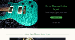 Desktop Screenshot of davethomasguitarrepair.com